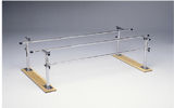 Folding height/width adjustable parallel bars