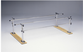 Folding height/width adjustable parallel bars