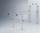 15-4010 Parallel Bars, Wall-Mounted, Wood Base, Folding, Height Adjustable, 7' L X 22.5" W X 28" - 42" H, Price/EA