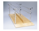 Divider board for parallel bars with platform