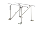 Deluxe height adjustable floor parallel bar