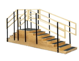Generic 15-4204 Training Stairs, Convertible, 4 And 8 Steps With Platform, 24
