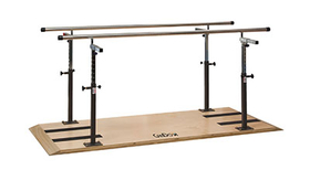 CanDo Platform Mounted Parallel Bars, Height & Width Adjustable