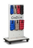 CanDo 15-4257 CanDo Mobile Weight Rack with Accessories (Cuff Weights and Dumbbells)