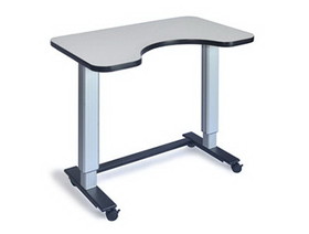 Fabrication Enterprises 15-4307 Multi-Purpose Mobile Table with Cutout