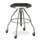 Clinton 15-4460 Clinton, Stool, Stainless Steel Stool, 4 Casters