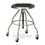 Clinton 15-4460 Clinton, Stool, Stainless Steel Stool, 4 Casters, Price/each