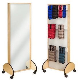 Clinton 15-4505 Clinton, Mobile Adult Mirror with Cuff Weight Rack