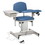 Clinton 15-4516 Clinton, Power Series Phlebotomy Chair, Padded Flip Arm, Drawer, Price/each