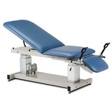 Multi-Use Ultrasound Table, 3-Section, Motorized Hi-Lo, Stirrups