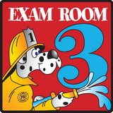 Clinton 15-4632 Clinton, Exam Room 3 Sign
