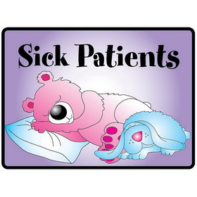 Clinton 15-4649 Clinton, Sick Patients Sign