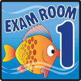 Clinton 15-4651 Clinton, Sign, Ocean Series, Exam Room 1 Sign