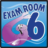 Clinton 15-4656 Clinton, Sign, Ocean Series, Exam Room 6 Sign