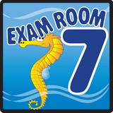 Clinton 15-4657 Clinton, Sign, Ocean Series, Exam Room 7 Sign