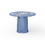 15-4834 Endurance Round Base Table, 42" Round Top, Game Top, Blue Grey