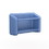 15-4888 Endurance Wall 2 shelf, Blue Grey