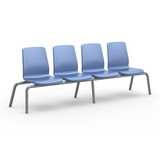 15-4930-P Structured Seating 1 Seat No Arms, Glides