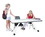 TRI W-G THERAPY TRAINER TABLE - 27" X 72" X 30" - 400 LB CAPACITY