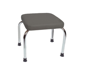 Generic 16-1601 Stationary Stool, No Back, Square Top, 18" H, Specify Upholstery Color