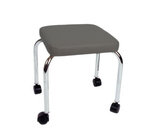 Generic 16-1602 Mobile Stool, No Back, Square Top, 18
