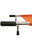 16-1907 Four Fold Stretcher, Aluminum, Orange With Handles & Bag