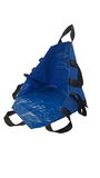 16-1909 Portable Transport Seat/Chair, All Impervious W/8 Handles, Royal Blue