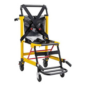 Line2Design 16-1970 Deluxe, Heavy Duty Stair Chair with 4 Wheels, Yellow