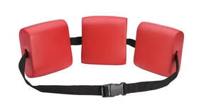 CanDo 20-4002R Cando Swim Belt With Three Oval Floats, Red
