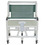 20-4241 Mjm International, Bariatric Shower Chair (30"), 6X Heavy Duty Casters (5")