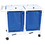 20-4254 Double Hamper With Mesh Bag - Push/Pull Handle - Footpedal