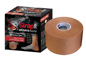 24-0186-12 Strapit Combo Pack, Professional Strapping Tape - Tan/White, 12 Pack