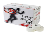 24-0190 Strapit Athletic Tape - 1 Inch (25Mm) Roll, Box Of 48