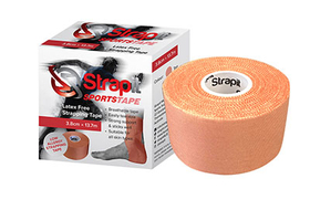 24-0235-12 Strapit Latex Free Sports Strapping Tape, 1.5In X 15 Yds, 12 Retail Packs