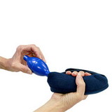 Comfy Splints, Air Hand Roll Orthosis with Finger Separators, Adult, Navy Blue