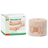 Rosidal 24-4010-1 K Short Stretch Elastic Bandage, 1.6 in x 5.5 yds (4 cm x 5 m)