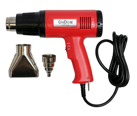 24-4070 Cando Heat Gun Kit- Includes Heat Gun, 3/8" Air Concentrator, 3" Air Spreader, Case