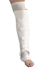 AliMed 24-8404 Tibial Fracture Brace with shoe insert (TFO-PTB), Small, Left