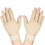 GLOVES - BEIGE - LARGE