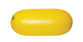 CanDo 30-1780 Cando Inflatable Exercise Straight Roll - Yellow - 16" Dia X 35" L (40 Cm Dia X 90 Cm L)