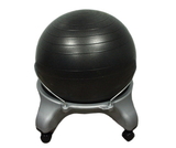 CanDo 30-1796 Cando Ball Stool - Plastic - Mobile - No Back - Adult Size - With 22