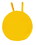 CanDo 30-1825 Cando Inflatable Exercise Jump Ball - Yellow - 16" (40 Cm), Price/Each