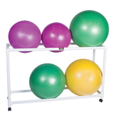 CanDo 30-1833 Inflatable Exercise Ball - Accessory - Pvc Stationary Floor Rack, 62