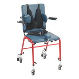 School chair, support kit (trunk harness, lateral supports, abductor)