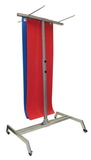 32-1490 Floor Rack With Casters - Holds 30 Mats