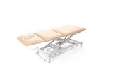 Galaxy 35-2151 3 Section Wide Hi-Lo Treatment Table, Foot Bar Lift, 79 x 30 x 21, 4 Casters