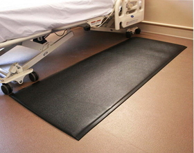 FabSafe 38-3000BLK Fabsafe Fall Mat - 70" L X 29" W X 5/8" D - Black