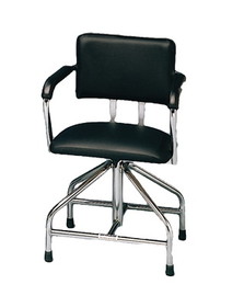 Adjustable low-boy whirlpool chair with belt