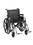 43-1911 Sentra Extra Heavy Duty Wheelchair, Detachable Desk Arms, Swing Away Footrests, 22" Seat, Price/Each
