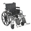 43-1911 Sentra Extra Heavy Duty Wheelchair, Detachable Desk Arms, Swing Away Footrests, 22" Seat, Price/Each